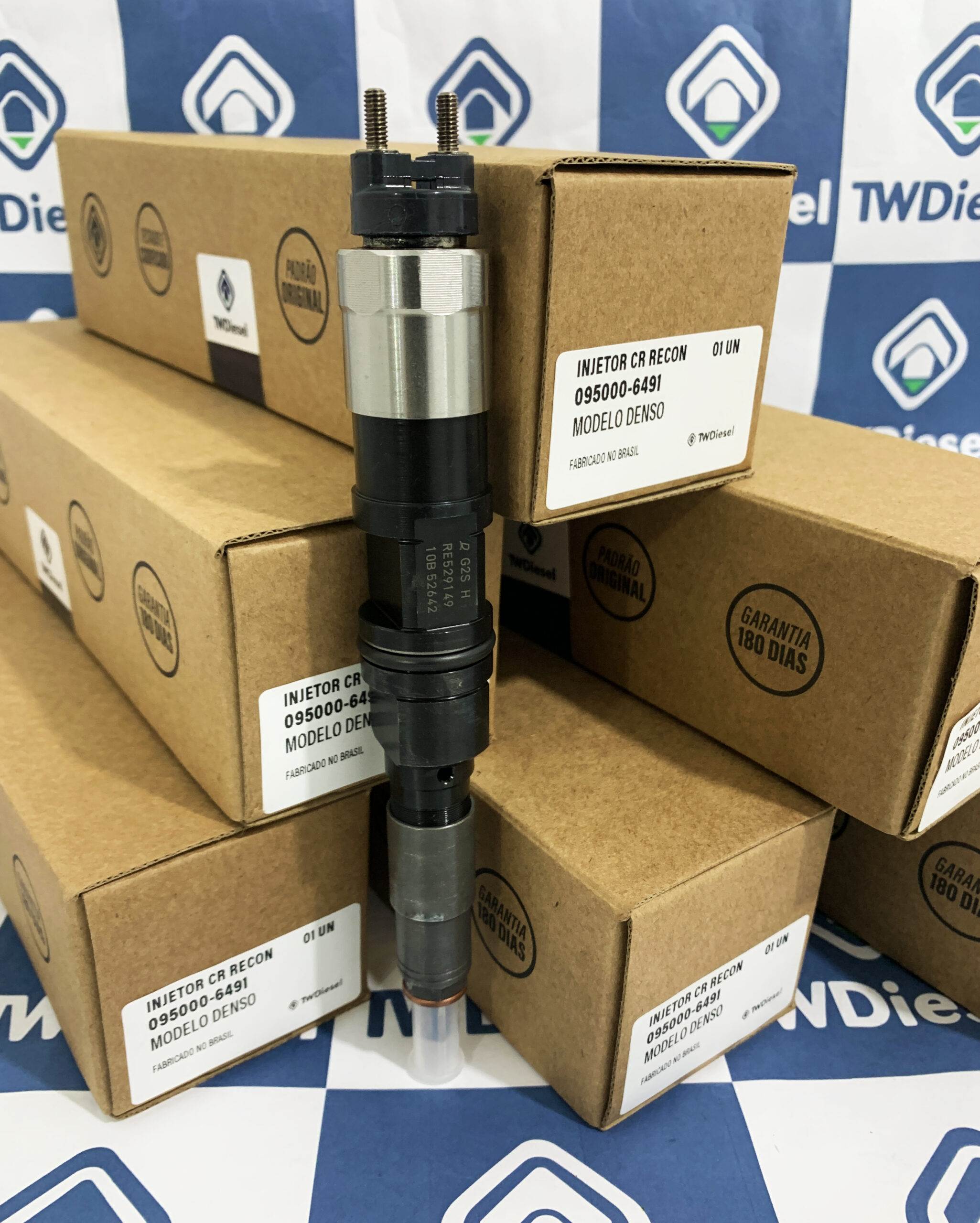 Injetor Denso 095000-6491 remanufaturado: novidade no laboratório TW Diesel